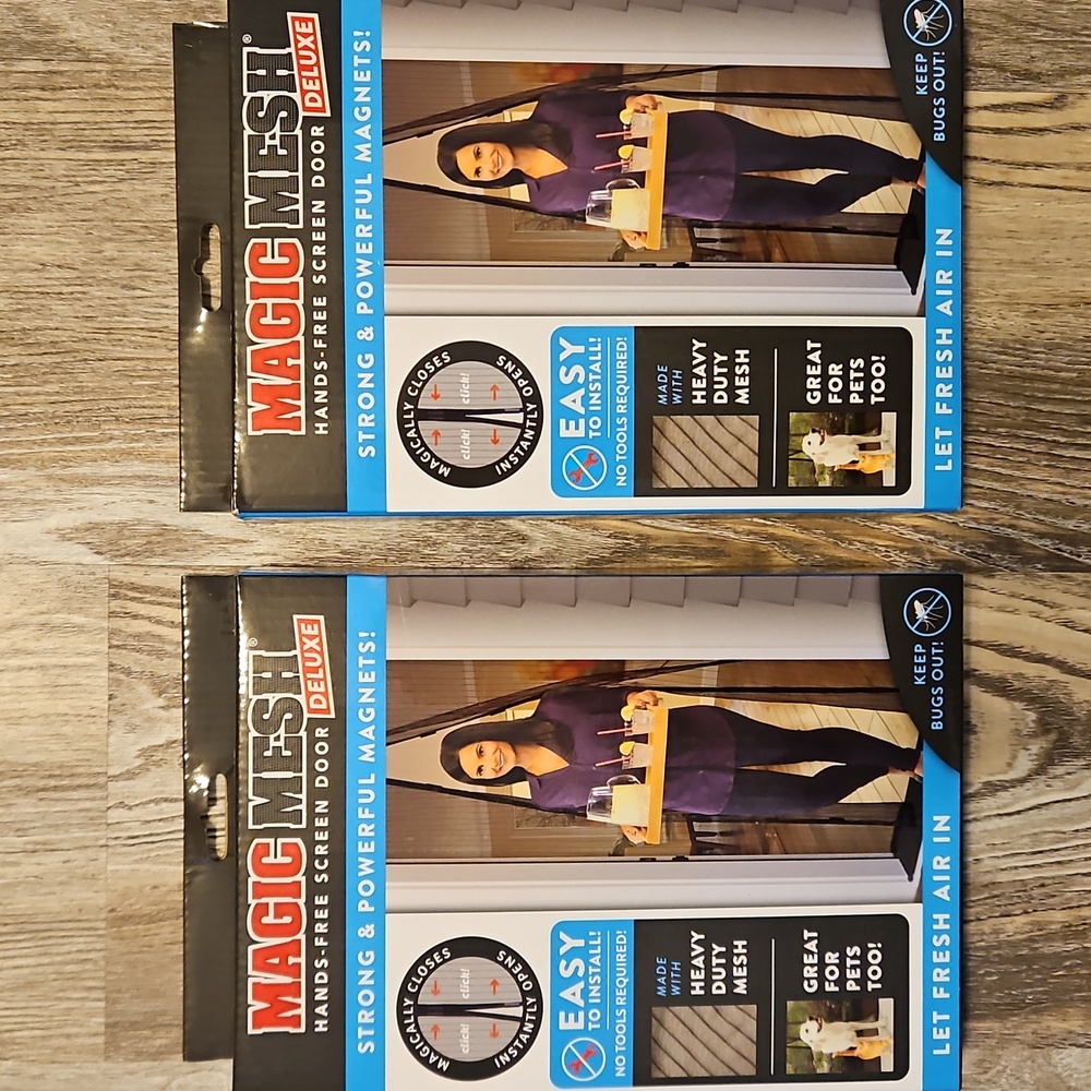2 Pack Magic Mesh Deluxe Screen Door